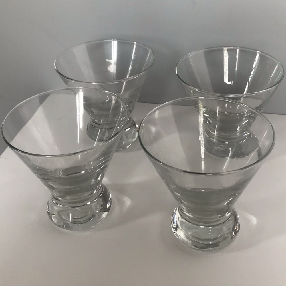 Crate&Barrel Dizzy Cocktail 8 oz Glasses Set